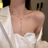 Vòng cổ ngọc trai hình Y dây chuyền dài điều chỉnh, trang sức nữ sang trọng, quà tặng 60.160₫ 9
