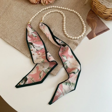 Vòng cổ ngọc trai ruy băng phong cách Pháp, dây chuyền xương đòn thanh lịch, giá 39.999 10 Vòng cổ ngọc trai ruy băng phong cách Pháp, dây chuyền xương đòn thanh lịch, giá 39.999 10