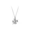Vòng cổ nữ bạc S925 AROCH JEWELRY D7.952 - Dây chuyền cỏ bốn lá cá tính 478k 4