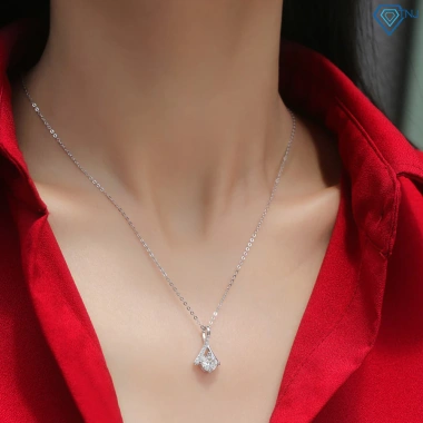Vòng cổ nữ đá đẹp - Dây chuyền bạc 925 đính đá DCN673, giảm giá 689.000đ