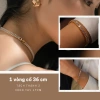 Vòng cổ nữ Jesmee Emerald titanium mạ vàng - Đá lấp lánh sang trọng, giá 389.000₫ 2