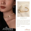 Vòng cổ nữ Jesmee Emerald titanium mạ vàng - Đá lấp lánh sang trọng, giá 389.000₫ 4