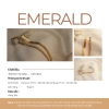 Vòng cổ nữ Jesmee Emerald titanium mạ vàng - Đá lấp lánh sang trọng, giá 389.000₫ 9