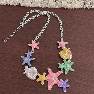 Vòng cổ phong cách sao biển - Phụ kiện thời trang đi biển, giảm giá 53.600đ