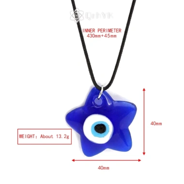 Vòng cổ QR vintage mặt Con Mắt Quỷ, Ngôi sao, Trái tim - Unisex - Giá 41.100₫ 4 Vòng cổ QR vintage mặt Con Mắt Quỷ, Ngôi sao, Trái tim - Unisex - Giá 41.100₫ 4
