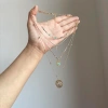 Vòng cổ retro đa tầng mặt chữ thập kim cương - Phụ kiện thời thượng, chỉ 47.000₫ 9