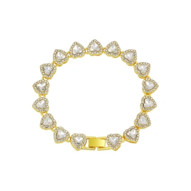 Vòng Cổ & Tay Kim Cương Giả Hình Trái Tim NLINNI - Choker Cưới, Giá 69.300₫ 10