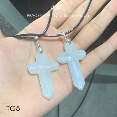 Vòng cổ Thánh Giá TG5 nam - Mặt dây chuyền thép không gỉ, giảm còn 250k, phong cách mạnh mẽ 4
