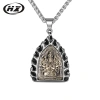 Vòng Cổ Thép Titan Tám Thần Hộ Mệnh Bùa Samantabhadra Bồ Tát cho Bé Trai - Giá ưu đãi 237.6k 4