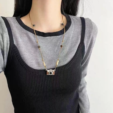 Vòng cổ tua rua màu nâu - Dây chuyền điều chỉnh đa kích cỡ, giá ưu đãi 30.150 VNĐ 5 Vòng cổ tua rua màu nâu - Dây chuyền điều chỉnh đa kích cỡ, giá ưu đãi 30.150 VNĐ 5