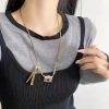 Vòng cổ tua rua màu nâu - Dây chuyền điều chỉnh đa kích cỡ, giá ưu đãi 30.150 VNĐ 6