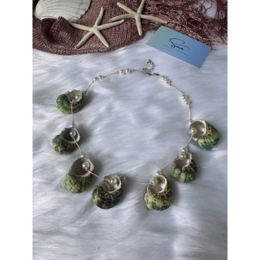 Vòng Cổ Vỏ Sò Boho Thủ Công – Phụ Kiện Đi Biển, Chụp Ảnh và Lễ Hội Mùa Hè, 79.000₫