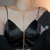 Vòng cổ xương rắn mạ vàng 14k - Dây chuyền điều chỉnh, thời trang mùa đông, giá ưu đãi