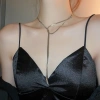 Vòng cổ xương rắn mạ vàng 14k - Dây chuyền điều chỉnh, thời trang mùa đông, giá ưu đãi 3