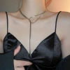 Vòng cổ xương rắn mạ vàng 14k - Dây chuyền điều chỉnh, thời trang mùa đông, giá ưu đãi 4