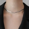 Vòng cổ xương rắn tối giản Euro-Mỹ bằng thép - phụ kiện thời trang nữ giảm 27.260₫