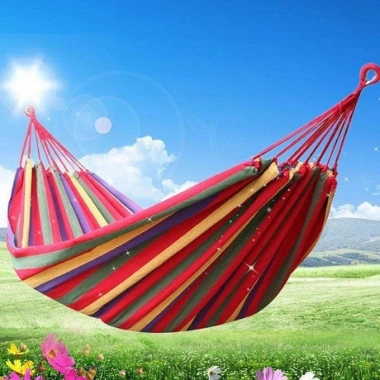 Võng Dã Ngoại Vải Đan Gấp Gọn, Kèm Túi & Dây Tiện Lợi, Bạt Trải Ngoài Trời 89k 8