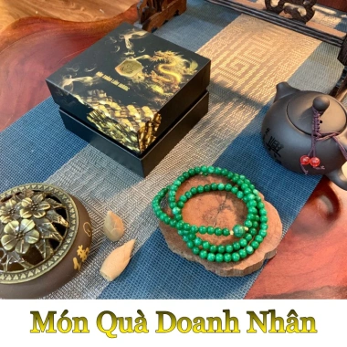 Vòng Đá Phong Thủy 108 Hạt Mix Charm Trầm Hương Đủ Màu - Hợp Mệnh, Quà Tăng Nam Nữ, Bảo Trầm Linh Hương