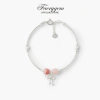 Vòng đá phong thuỷ FaeryGem – Đá đào, aquamarine, rose quartz, amethyst bạc s925