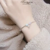 Vòng đá phong thuỷ FaeryGem – Đá đào, aquamarine, rose quartz, amethyst bạc s925 5