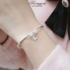 Vòng đá phong thuỷ FaeryGem – Đá đào, aquamarine, rose quartz, amethyst bạc s925 9