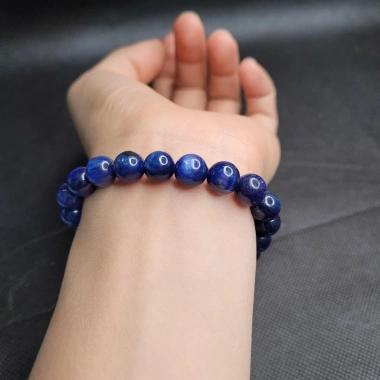 Vòng Đá Saphiree Nước Kyanitt - Phong Thuỷ TUDO cho mệnh Thuỷ, Mộc, giá 700k 4