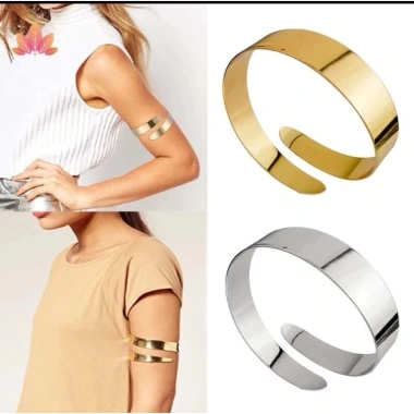 Vòng Đeo Bắp Tay Cá Tính Unisex Bản Trơn Điều Chỉnh Được B158 - Giá Sale 31.999₫