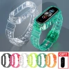 Vòng đeo silicon trong suốt bảo vệ cho Xiaomi Smart Band 9-8-7 & Mi Band 6-5-4-3