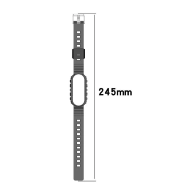 Vòng đeo silicon trong suốt bảo vệ cho Xiaomi Smart Band 9-8-7 & Mi Band 6-5-4-3