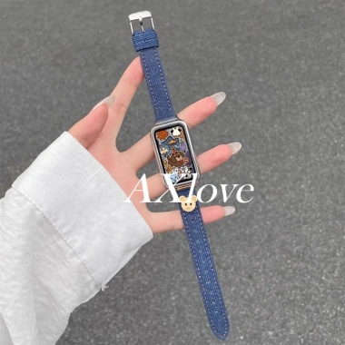 Vòng đeo tay Denim cho Huawei Band 10/9/8 & Honor Band 9 – Dây Correa thay thế, giá 86.900đ