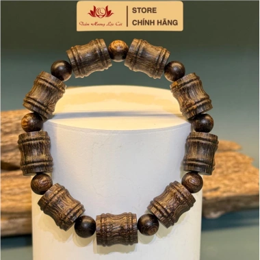 Vòng đeo tay sánh chìm trúc tre trầm hương Lộc Cát 8‑14mm nam nữ phong thủy may mắn - Giá ưu đãi 637.500đ 3