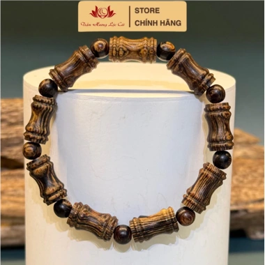 Vòng đeo tay sánh chìm trúc tre trầm hương Lộc Cát 8‑14mm nam nữ phong thủy may mắn - Giá ưu đãi 637.500đ 8