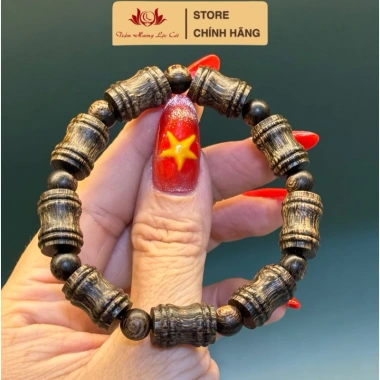 Vòng đeo tay sánh chìm trúc tre trầm hương Lộc Cát 8‑14mm nam nữ phong thủy may mắn - Giá ưu đãi 637.500đ 9