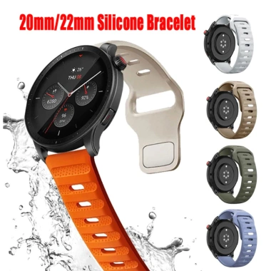 Vòng đeo tay silicon 20-22mm cho Amazfit GTR3 Pro, GTR4, GTS4 - Giá chỉ 48.209đ