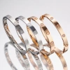 Vòng đeo tay thép titan 18K đính kim cương, thanh lịch cho nữ - Giá 34.485 VND 7
