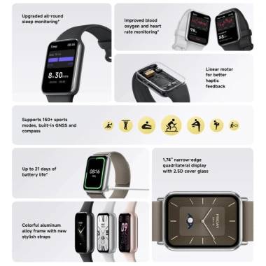 Vòng Đeo Tay Thông Minh Xiaomi Mi Band 10 Band 9 Active Pro Phiên Bản Quốc Tế Bảo Hành 12 Tháng Giá Ưu Đãi 557.620₫ 5