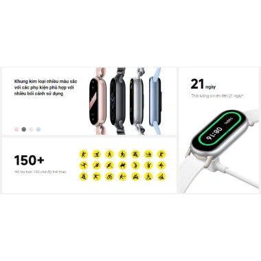 Vòng đeo tay thông minh XM Smart Band 9 MiBand 9 bản quốc tế, giá ưu đãi 1.329.000₫