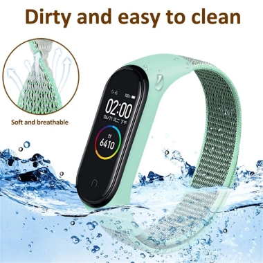 Vòng Đeo Tay Xiaomi Mi Band 5-7 Dây Nylon Thể Thao Dây Da Pulsera Correa Thay Thế 45.100₫