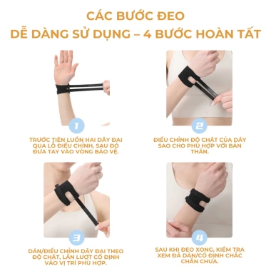 Vòng định hình cổ tay AOLIKES nhỏ gọn, bền bỉ, linh hoạt cho cầu lông, quần vợt, pickleball - Giá 99.000 VND