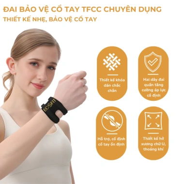 Vòng định hình cổ tay AOLIKES nhỏ gọn, bền bỉ, linh hoạt cho cầu lông, quần vợt, pickleball - Giá 99.000 VND