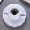 Vòng Đồng 120MM Rộng Gốm Lót Phẳng – Giá Đỡ Đèn E27 Bìa Mềm, Chịu Nhiệt 15JW 2