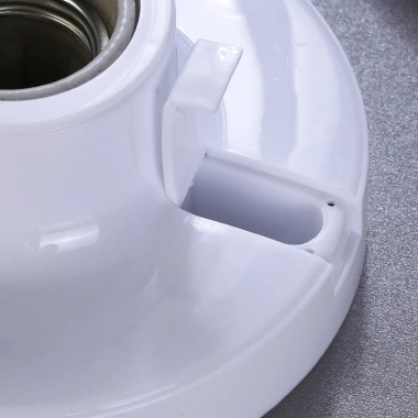 Vòng Đồng 120MM Rộng Gốm Lót Phẳng – Giá Đỡ Đèn E27 Bìa Mềm, Chịu Nhiệt 15JW 3