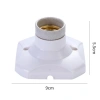 Vòng Đồng 120MM Rộng Gốm Lót Phẳng – Giá Đỡ Đèn E27 Bìa Mềm, Chịu Nhiệt 15JW 7