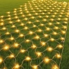 Vòng hoa đèn cổ tích LED chống nước 1,5x1,5m – Đèn rèm 3mx2m EU cắm 3 màu, trang trí năm mới, giảm 22% 8