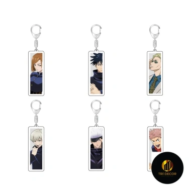 Vòng Jujutsu Kaisen Yuji Megumi Satoru Nobara Túi acrylic mặt dây chuyền 17.500đ