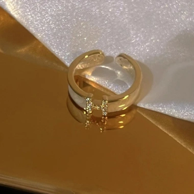 Vòng kim cương zircon hình học mở xếp chồng - Thanh lịch cho nữ, giá chỉ 61.006 ₫
