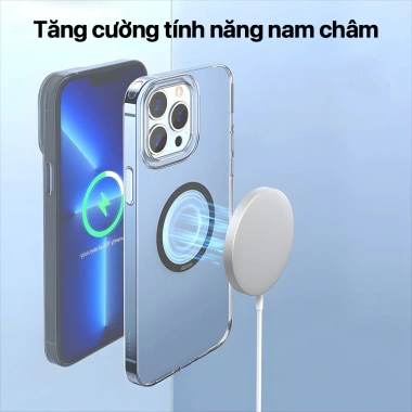 Vòng kim loại hỗ trợ sạc từ tăng lực hút nam châm cho đế MagSafe iPhone 11 12 13 14 15 16 giá chỉ 39.800 VND 2