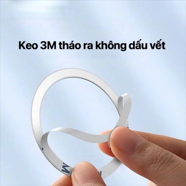Vòng kim loại hỗ trợ sạc từ tăng lực hút nam châm cho đế MagSafe iPhone 11 12 13 14 15 16 giá chỉ 39.800 VND 3