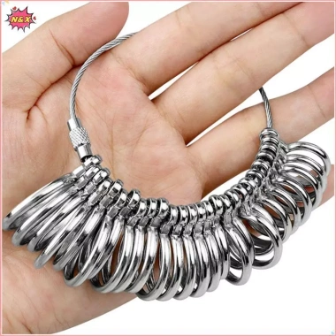 Vòng kim loại N & X đo kích thước đồng hồ, vòng tay, chu vi ngón tay - Giá chỉ 64.680₫