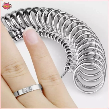 Vòng kim loại N & X đo kích thước đồng hồ, vòng tay, chu vi ngón tay - Giá chỉ 64.680₫